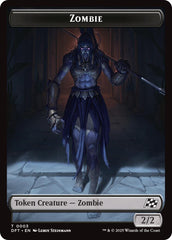Zombie (0007) // Zombie (0003) Double-Sided Token [Aetherdrift Tokens] | Exor Games Summserside