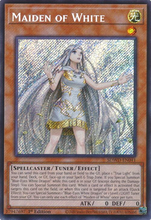Maiden of White (Secret Rare) [SDWD-EN041] Secret Rare | Exor Games Summserside