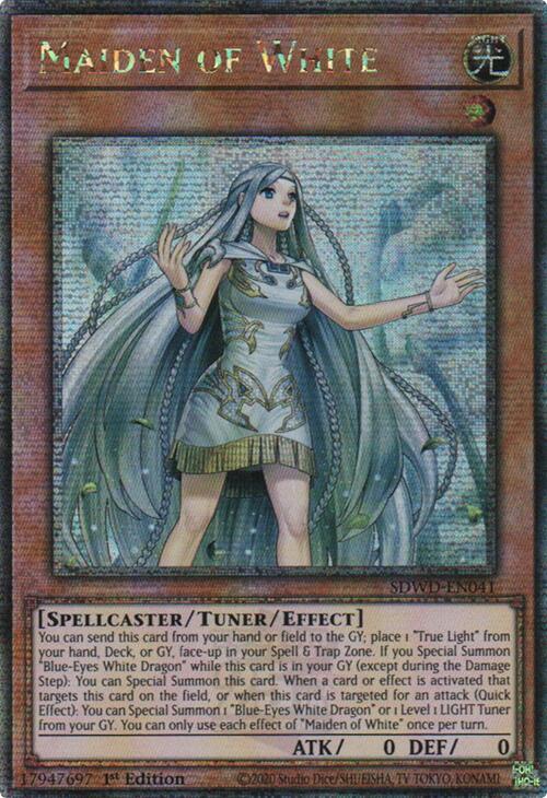 Maiden of White (Quarter Century Secret Rare) [SDWD-EN041] Quarter Century Secret Rare | Exor Games Summserside