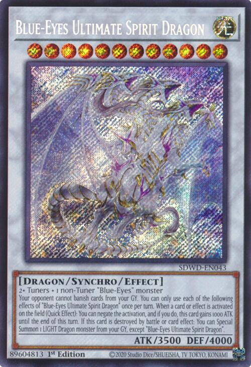 Blue-Eyes Ultimate Spirit Dragon (Secret Rare) [SDWD-EN043] Secret Rare | Exor Games Summserside