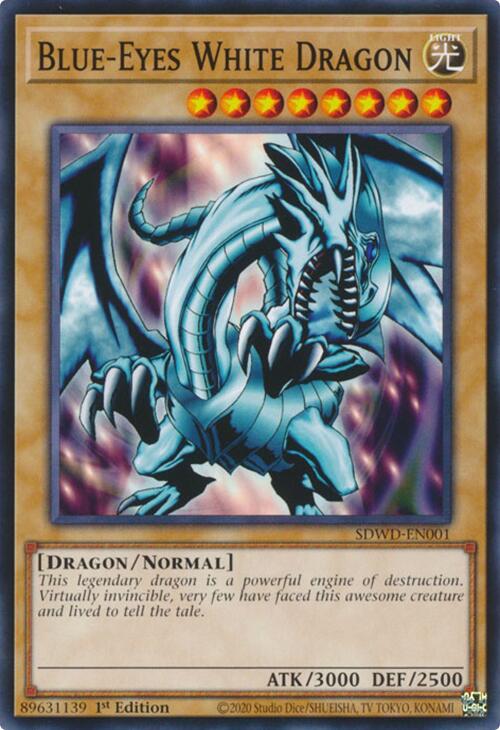 Blue-Eyes White Dragon [SDWD-EN001] Common | Exor Games Summserside