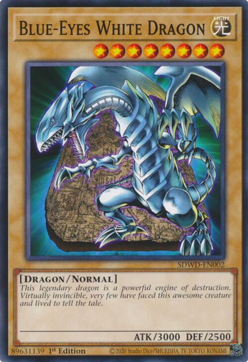 Blue-Eyes White Dragon [SDWD-EN002] Common | Exor Games Summserside