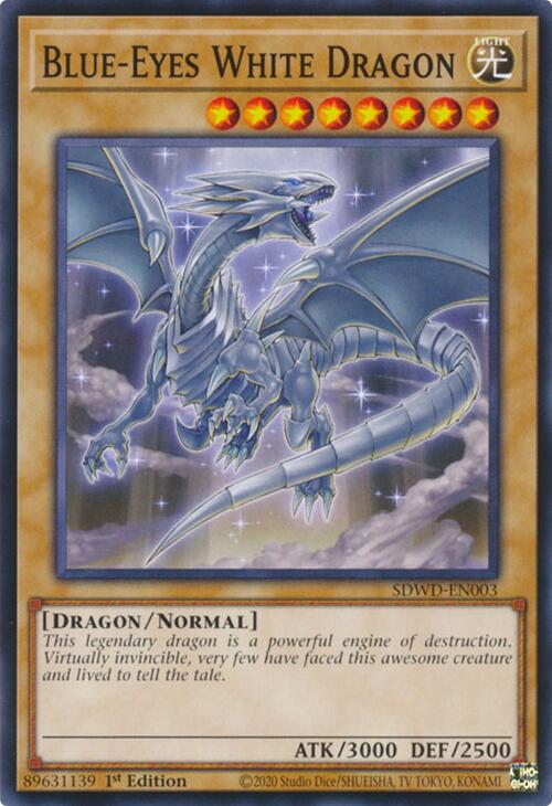Blue-Eyes White Dragon [SDWD-EN003] Common | Exor Games Summserside