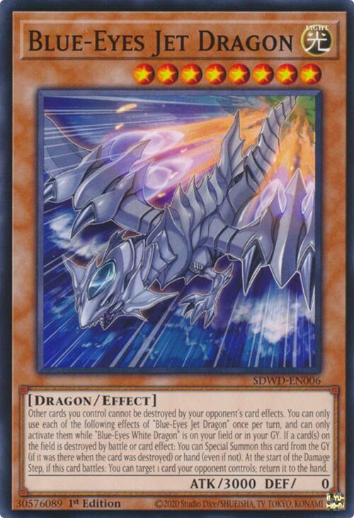 Blue-Eyes Jet Dragon [SDWD-EN006] Common | Exor Games Summserside