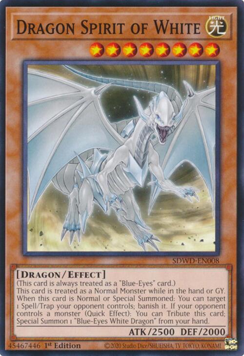 Dragon Spirit of White [SDWD-EN008] Common | Exor Games Summserside