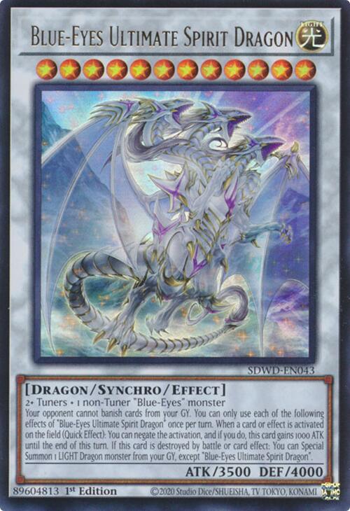 Blue-Eyes Ultimate Spirit Dragon [SDWD-EN043] Ultra Rare | Exor Games Summserside