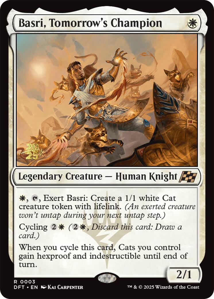 Basri, Tomorrow's Champion [Aetherdrift Prerelease Promos] | Exor Games Summserside