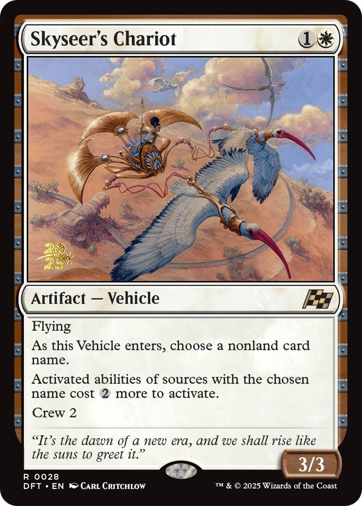 Skyseer's Chariot [Aetherdrift Prerelease Promos] | Exor Games Summserside