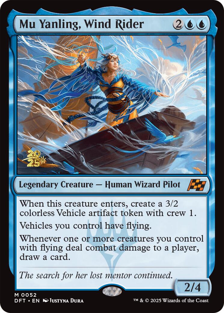 Mu Yanling, Wind Rider [Aetherdrift Prerelease Promos] | Exor Games Summserside