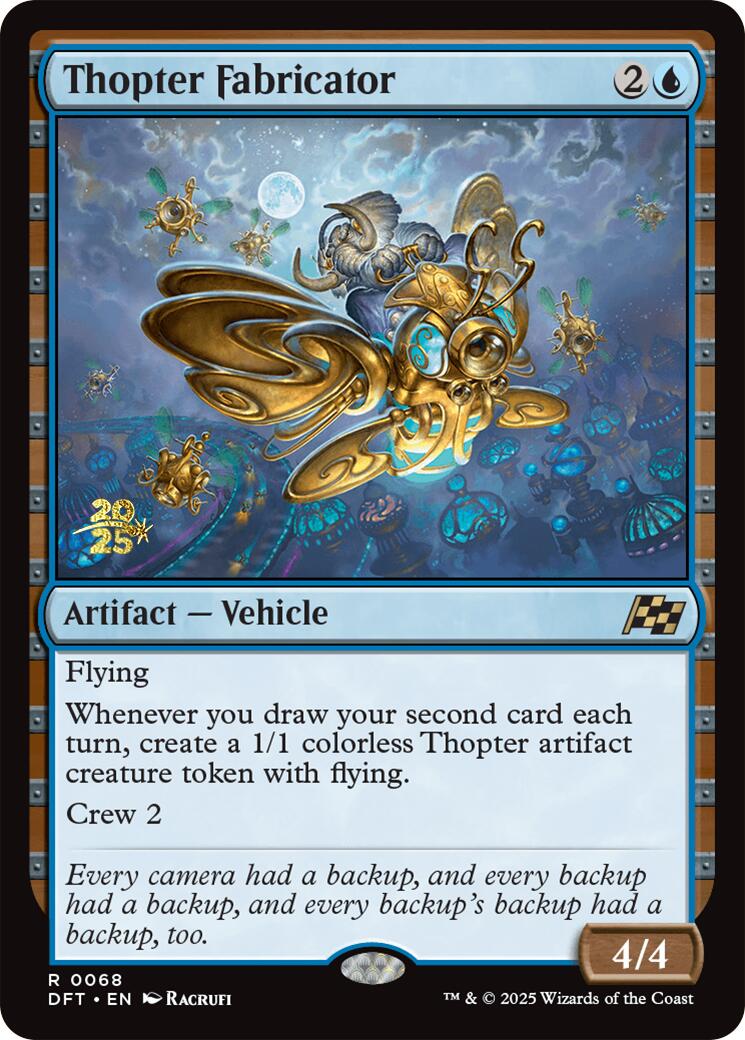 Thopter Fabricator [Aetherdrift Prerelease Promos] | Exor Games Summserside