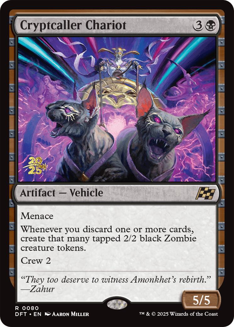 Cryptcaller Chariot [Aetherdrift Prerelease Promos] | Exor Games Summserside