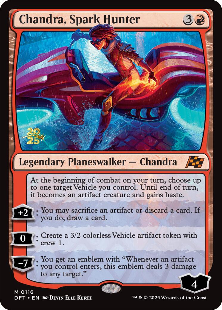 Chandra, Spark Hunter [Aetherdrift Prerelease Promos] | Exor Games Summserside