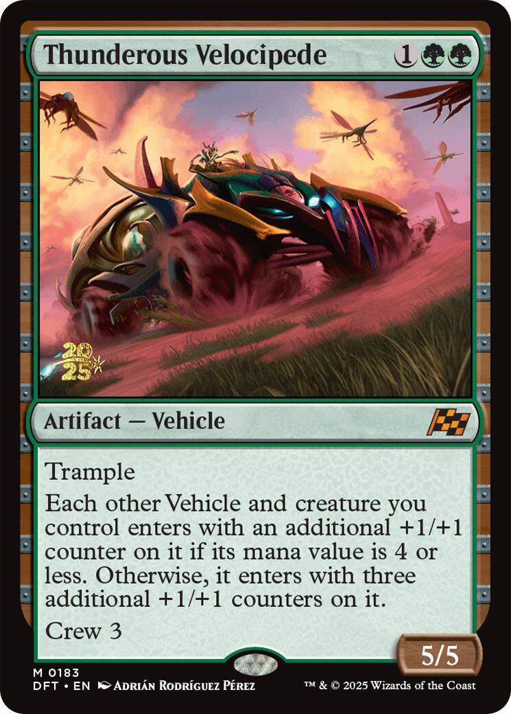 Thunderous Velocipede [Aetherdrift Prerelease Promos] | Exor Games Summserside