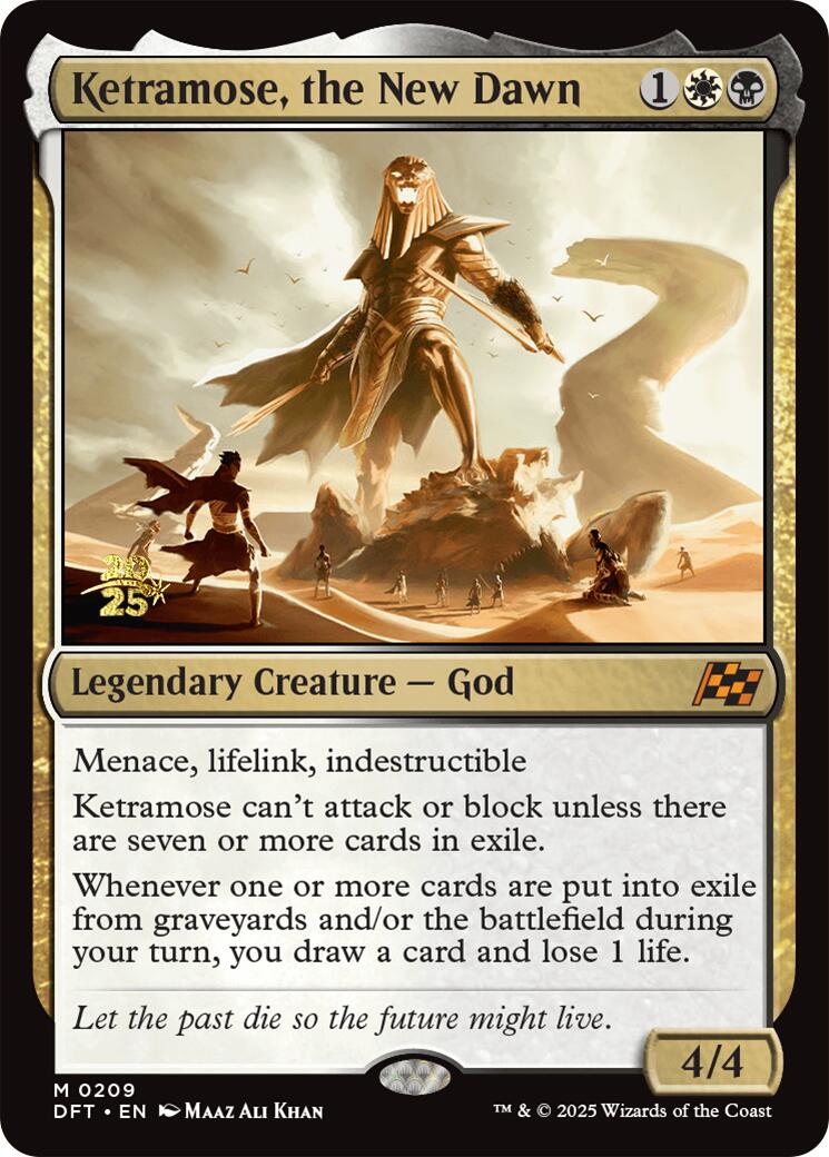 Ketramose, the New Dawn [Aetherdrift Prerelease Promos] | Exor Games Summserside