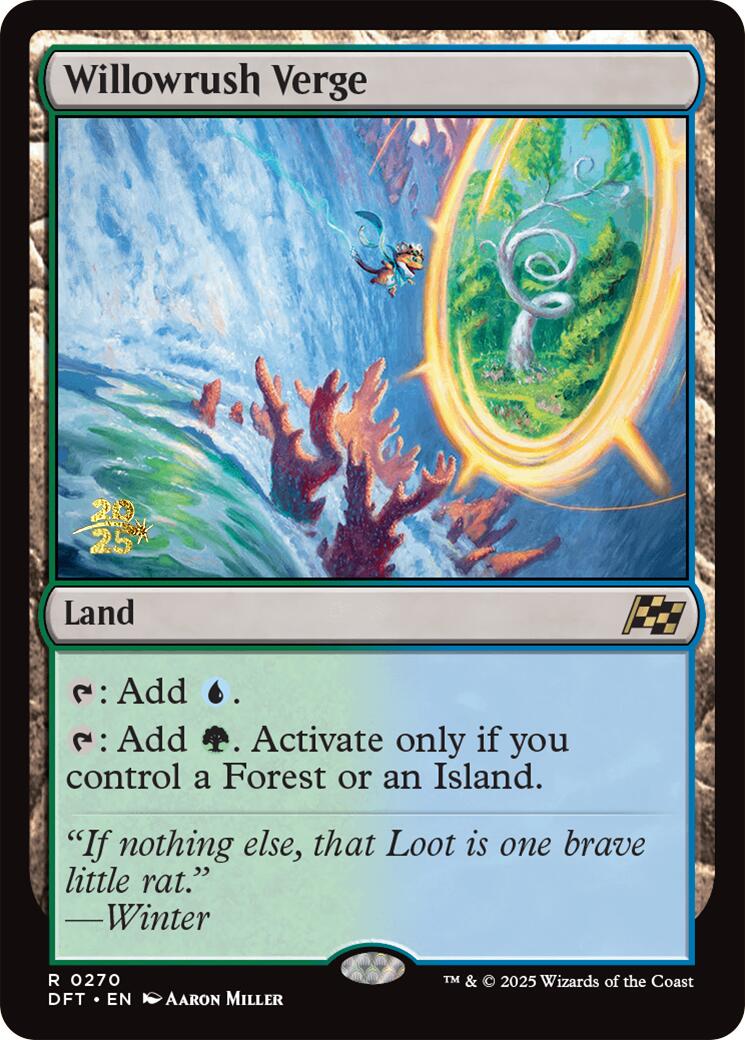 Willowrush Verge [Aetherdrift Prerelease Promos] | Exor Games Summserside