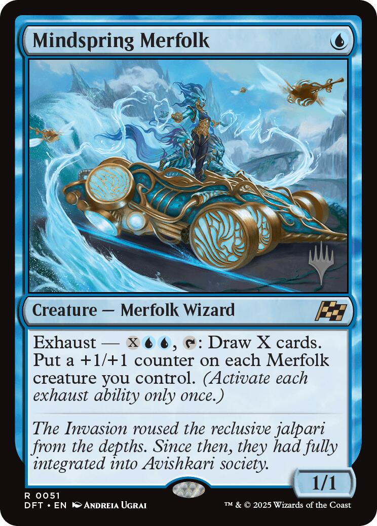 Mindspring Merfolk (Promo Pack) [Aetherdrift Promos] | Exor Games Summserside