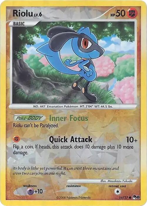 Riolu (016/017) (Cracked Ice Holo) [Miscellaneous Cards] | Exor Games Summserside