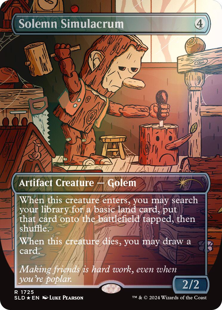 Solemn Simulacrum (1725) (Rainbow Foil) [Secret Lair Drop Series] | Exor Games Summserside