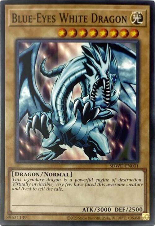 Blue-Eyes White Dragon (Unlimited Misprint) [SDWD-EN001] Common | Exor Games Summserside