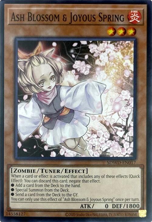Ash Blossom & Joyous Spring (Unlimited Misprint) [SDWD-EN017] Common | Exor Games Summserside