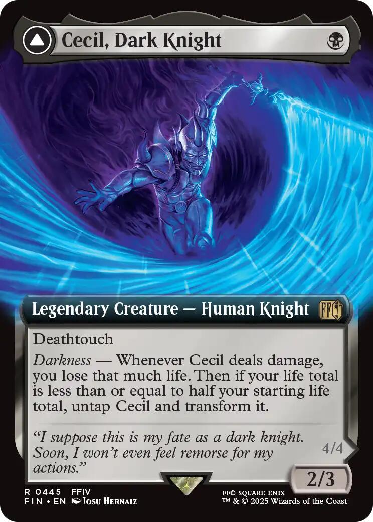 Cecil, Dark Knight // Cecil, Redeemed Paladin (Extended Art) [FINAL FANTASY] | Exor Games Summserside