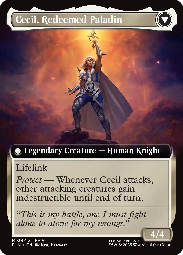 Cecil, Dark Knight // Cecil, Redeemed Paladin (Extended Art) [FINAL FANTASY] | Exor Games Summserside