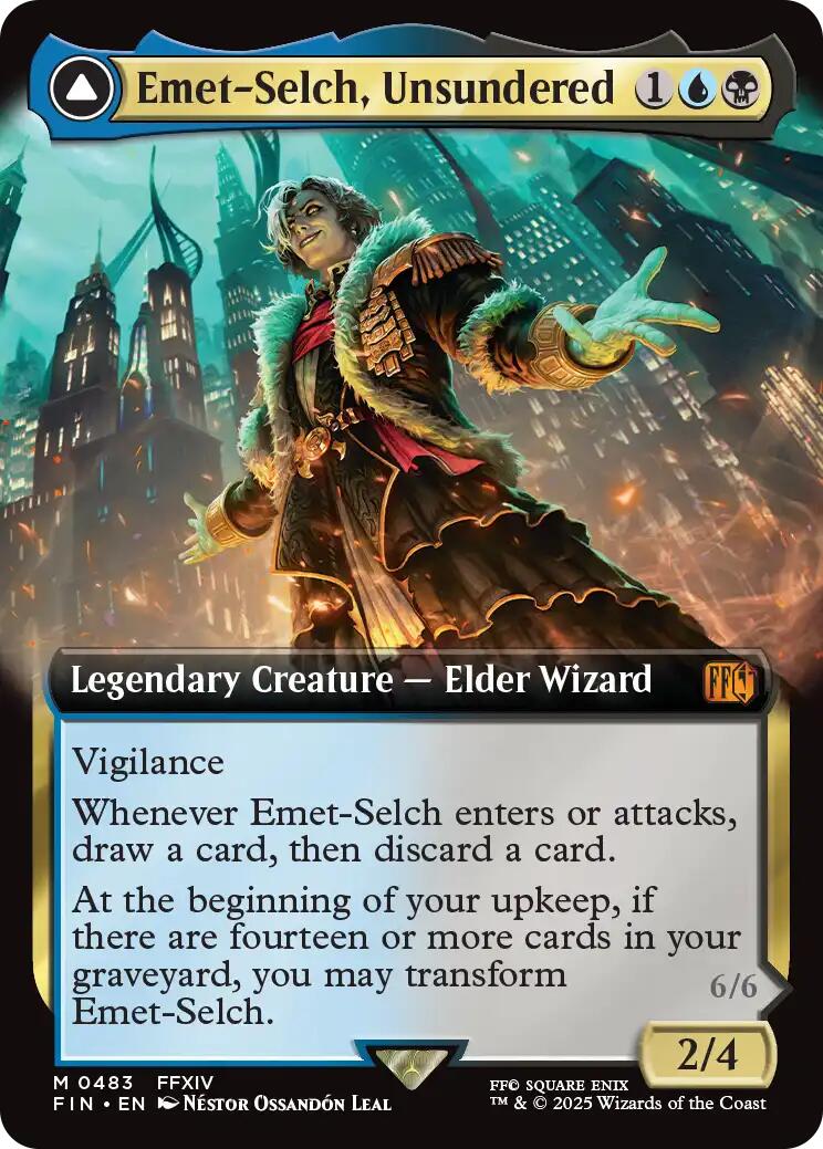 Emet-Selch, Unsundered // Hades, Sorcerer of Eld (Extended Art) [FINAL FANTASY] | Exor Games Summserside