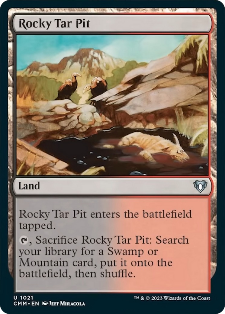 Rocky Tar Pit [Commander Masters] | Exor Games Summserside