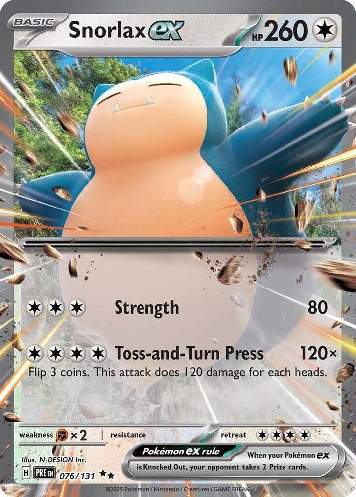 Snorlax ex (076/131) [Scarlet & Violet: Prismatic Evolutions] | Exor Games Summserside