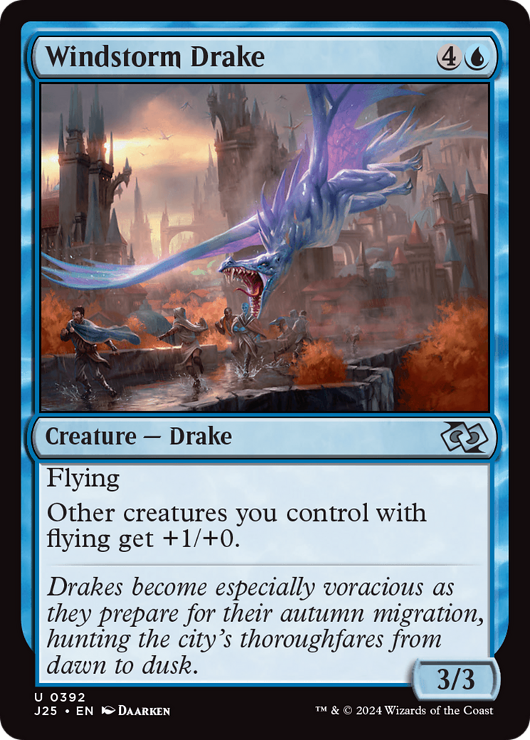 Windstorm Drake [Foundations Jumpstart] | Exor Games Summserside