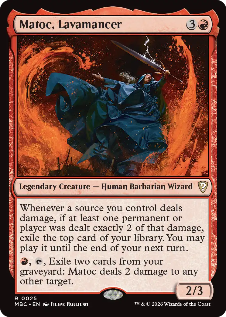 Matoc, Lavamancer [Mystery Booster: Commander Edition] | Exor Games Summserside