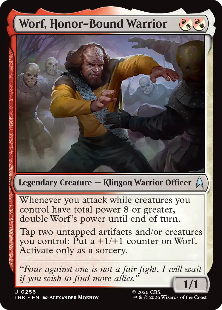 Worf, Honor-Bound Warrior [Star Trek] | Exor Games Summserside
