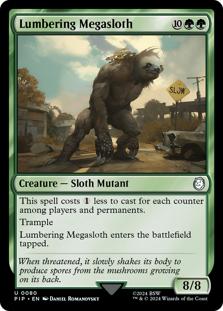 Lumbering Megasloth [Fallout] | Exor Games Summserside