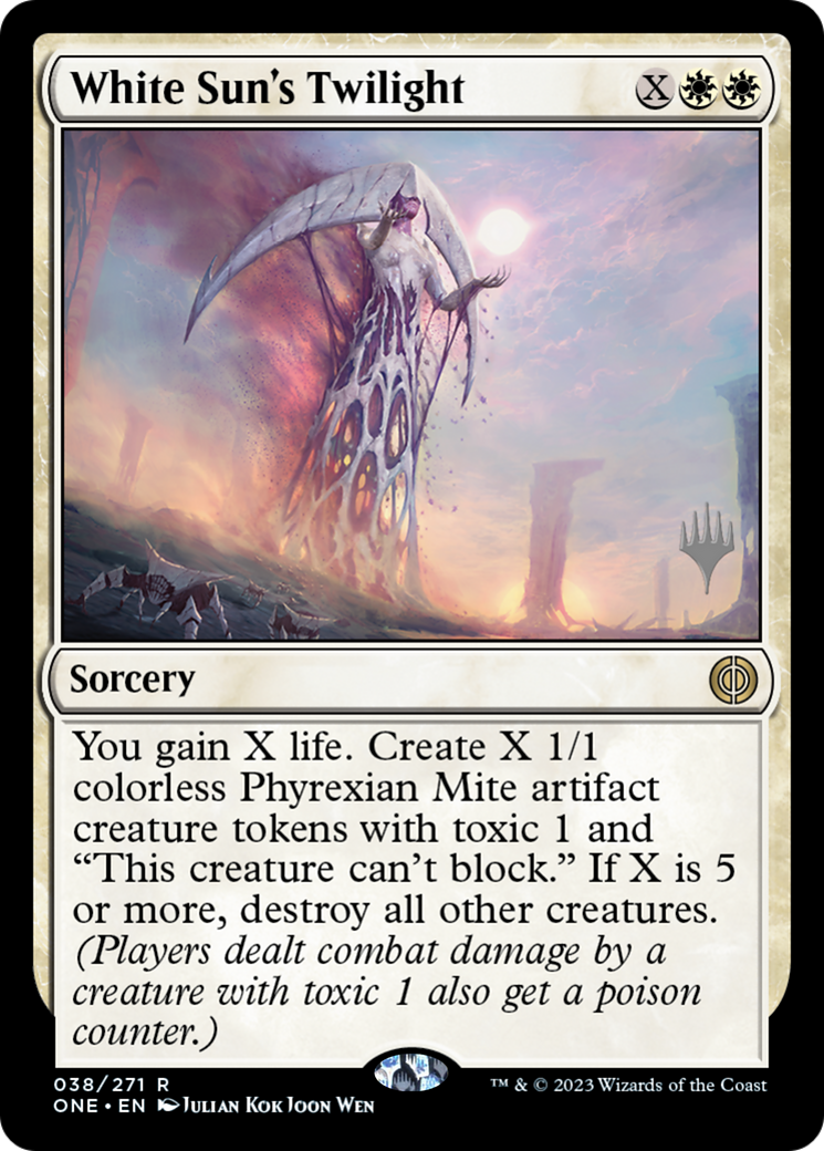 White Sun's Twilight (Promo Pack) [Phyrexia: All Will Be One Promos] | Exor Games Summserside