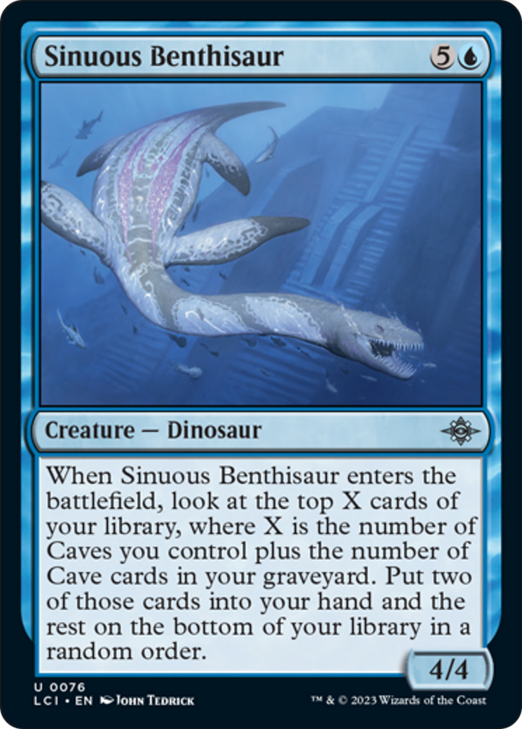 Sinuous Benthisaur [The Lost Caverns of Ixalan] | Exor Games Summserside