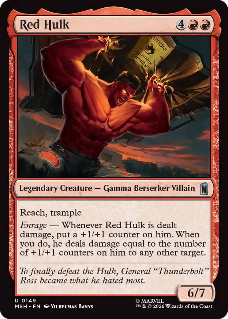 Red Hulk [Marvel Super Heroes] | Exor Games Summserside