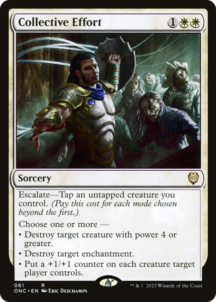 Collective Effort [Phyrexia: All Will Be One Commander] | Exor Games Summserside