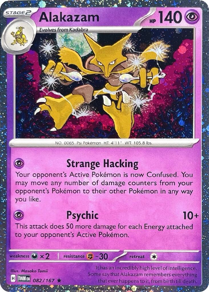 Alakazam (082/167) (Cosmos Holo) [Scarlet & Violet: Twilight Masquerade] | Exor Games Summserside