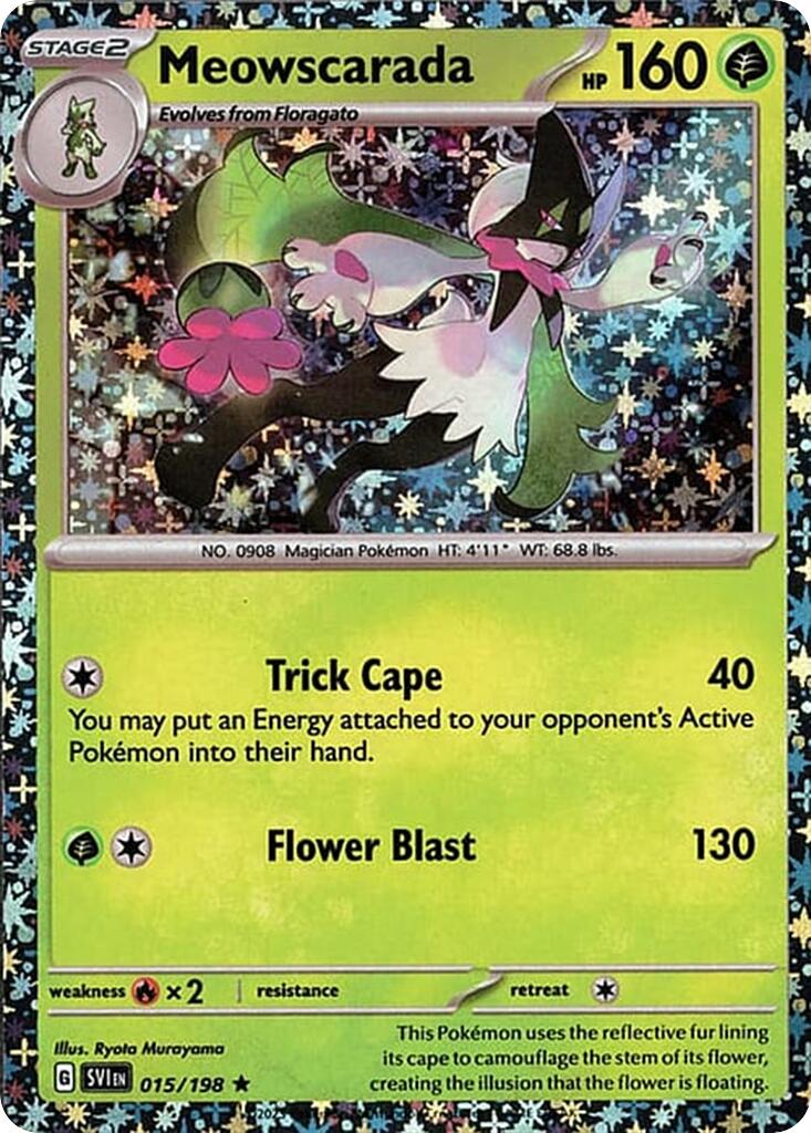 Meowscarada (015/198) (Sparkle Holo) [Miscellaneous Cards] | Exor Games Summserside