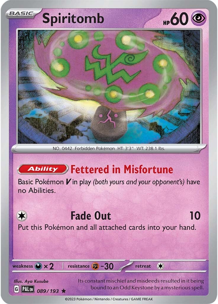 Spiritomb (089/193) [Scarlet & Violet: Paldea Evolved] | Exor Games Summserside