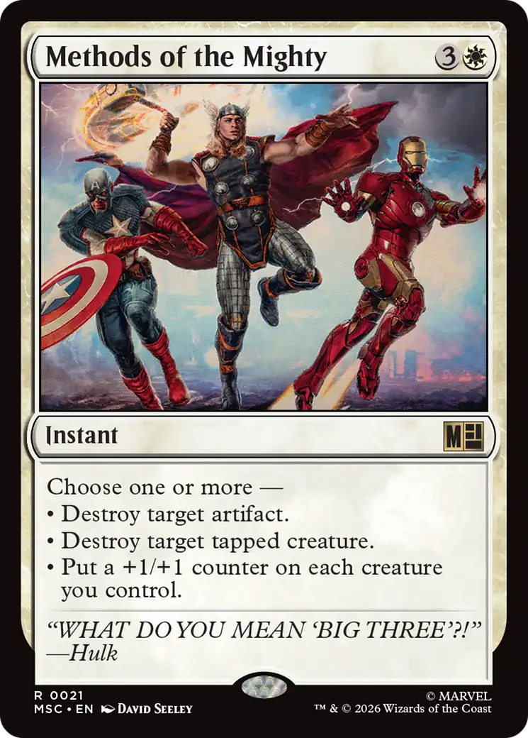 Methods of the Mighty [Marvel Super Heroes Commander] | Exor Games Summserside