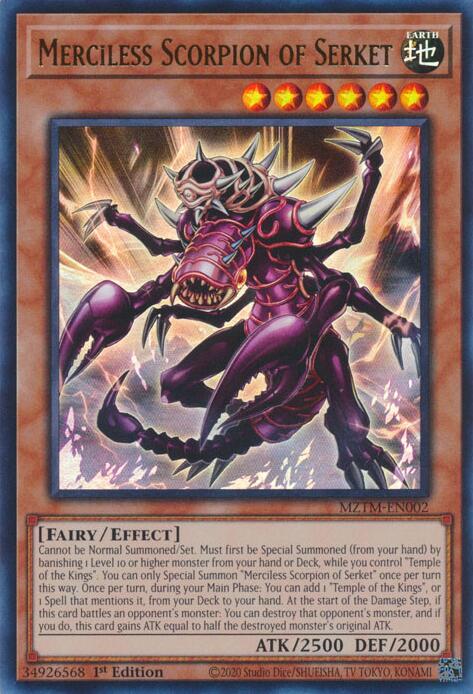 Merciless Scorpion of Serket [MZTM-EN002] Ultra Rare | Exor Games Summserside