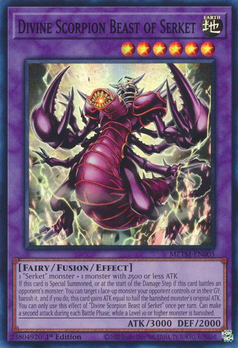 Divine Scorpion Beast of Serket [MZTM-EN005] Super Rare | Exor Games Summserside