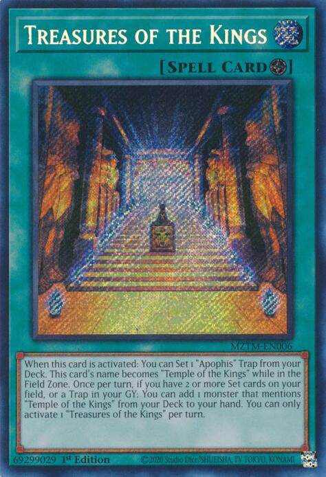 Treasures of the Kings [MZTM-EN006] Secret Rare | Exor Games Summserside