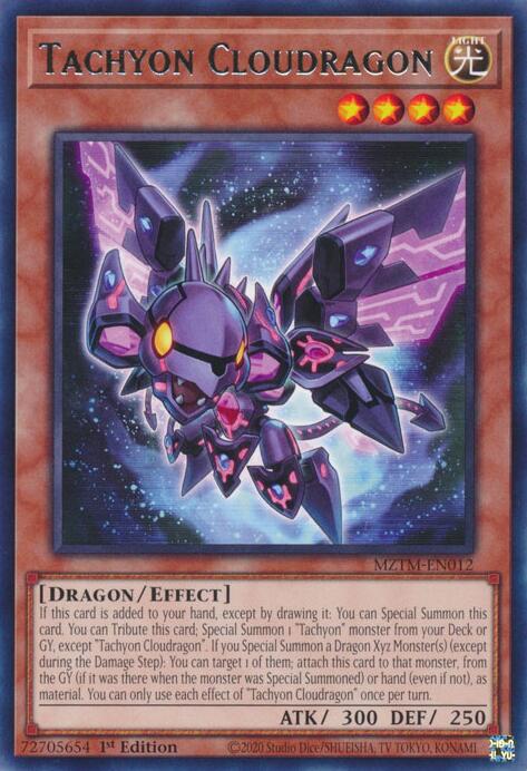 Tachyon Cloudragon [MZTM-EN012] Rare | Exor Games Summserside