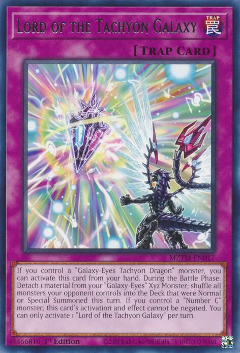 Lord of the Tachyon Galaxy [MZTM-EN017] Rare | Exor Games Summserside