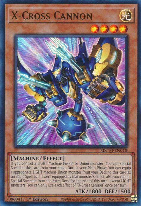 X-Cross Cannon [MZTM-EN018] Ultra Rare | Exor Games Summserside