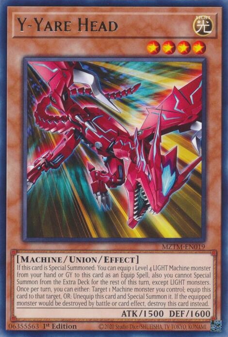 Y-Yare Head [MZTM-EN019] Rare | Exor Games Summserside