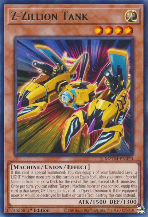 Z-Zillion Tank [MZTM-EN020] Rare | Exor Games Summserside