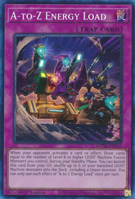 A-to-Z Energy Load (Collector's Rare) [MZTM-EN024] Collector's Rare | Exor Games Summserside